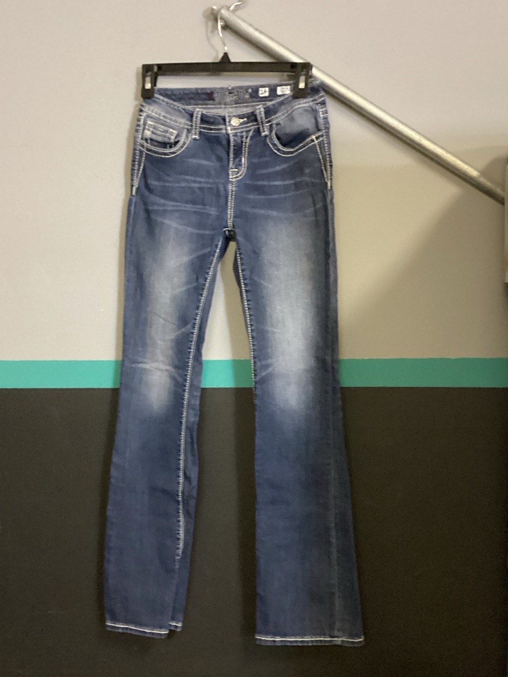 Miss Me Girls Blue Faded Bootcut Jeans